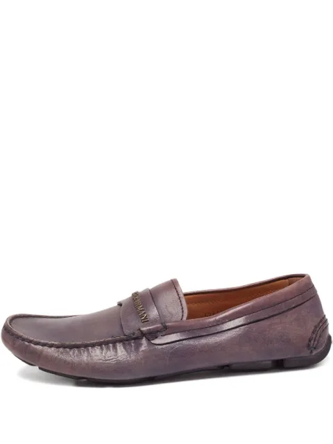 Giorgio Armani Pre-Owned leather loafers 