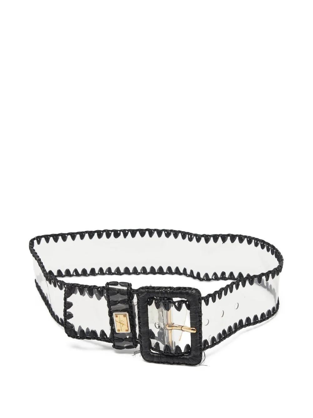 Dolce & Gabbana Pre-Owned Cintura con placca logo | Image 2
