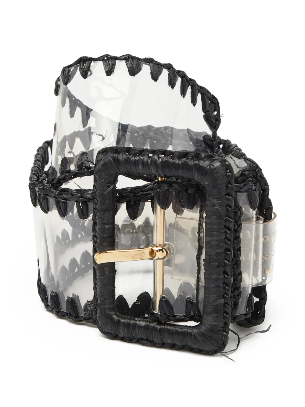 Dolce & Gabbana Pre-Owned Cintura con placca logo - Bianco