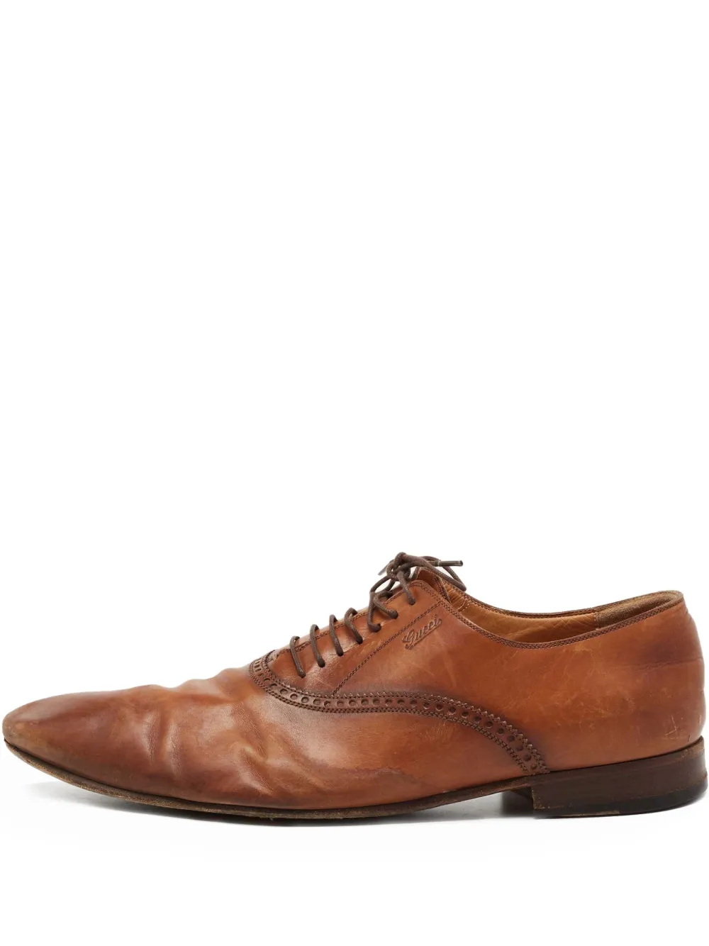 Gucci Pre-Owned oxfordskor med snörning | brun | Image 1