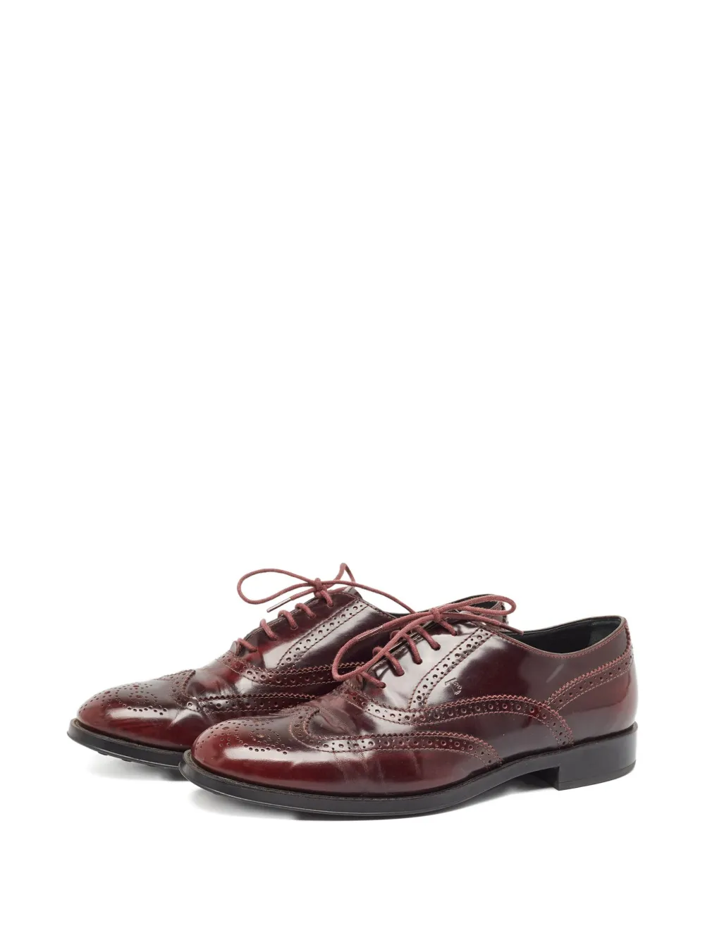 Dolce & Gabbana Pre-Owned Leren Oxford schoenen - Rood