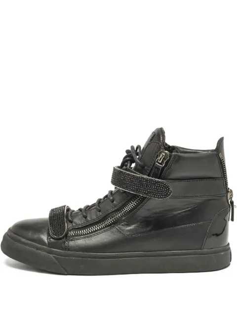 Giuseppe Zanotti Vintage tenis altos con cierre