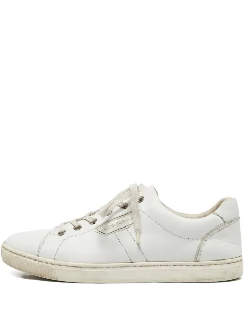 Dolce & Gabbana Pre-Owned leather lace-up sneakers