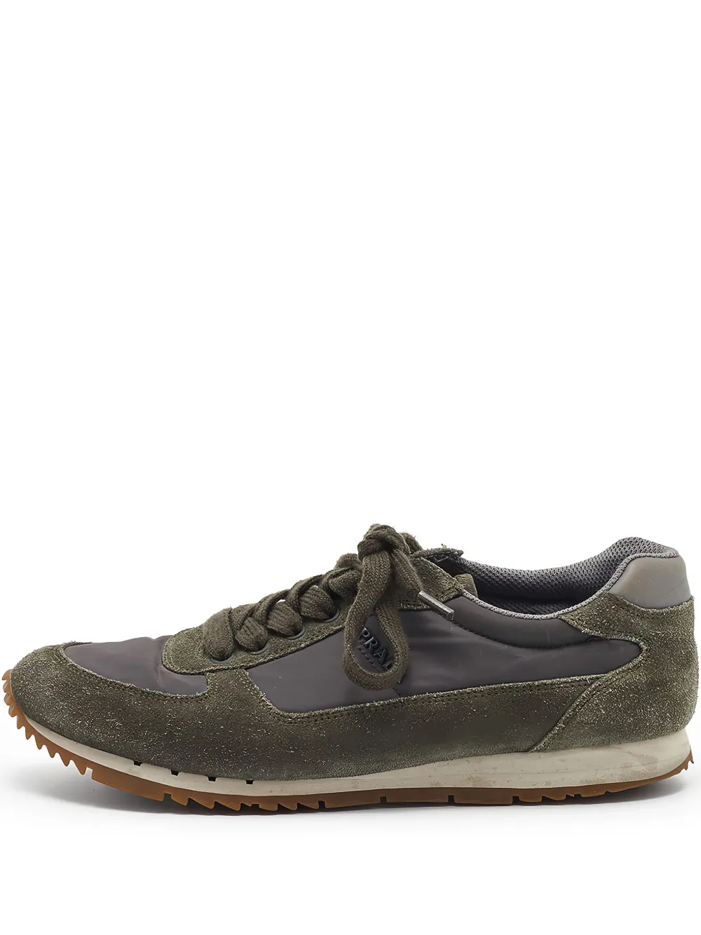 Prada Pre-Owned baskets en daim à lacets | gris | Image 1