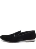 Louis Vuitton Pre-Owned velvet loafers - Black