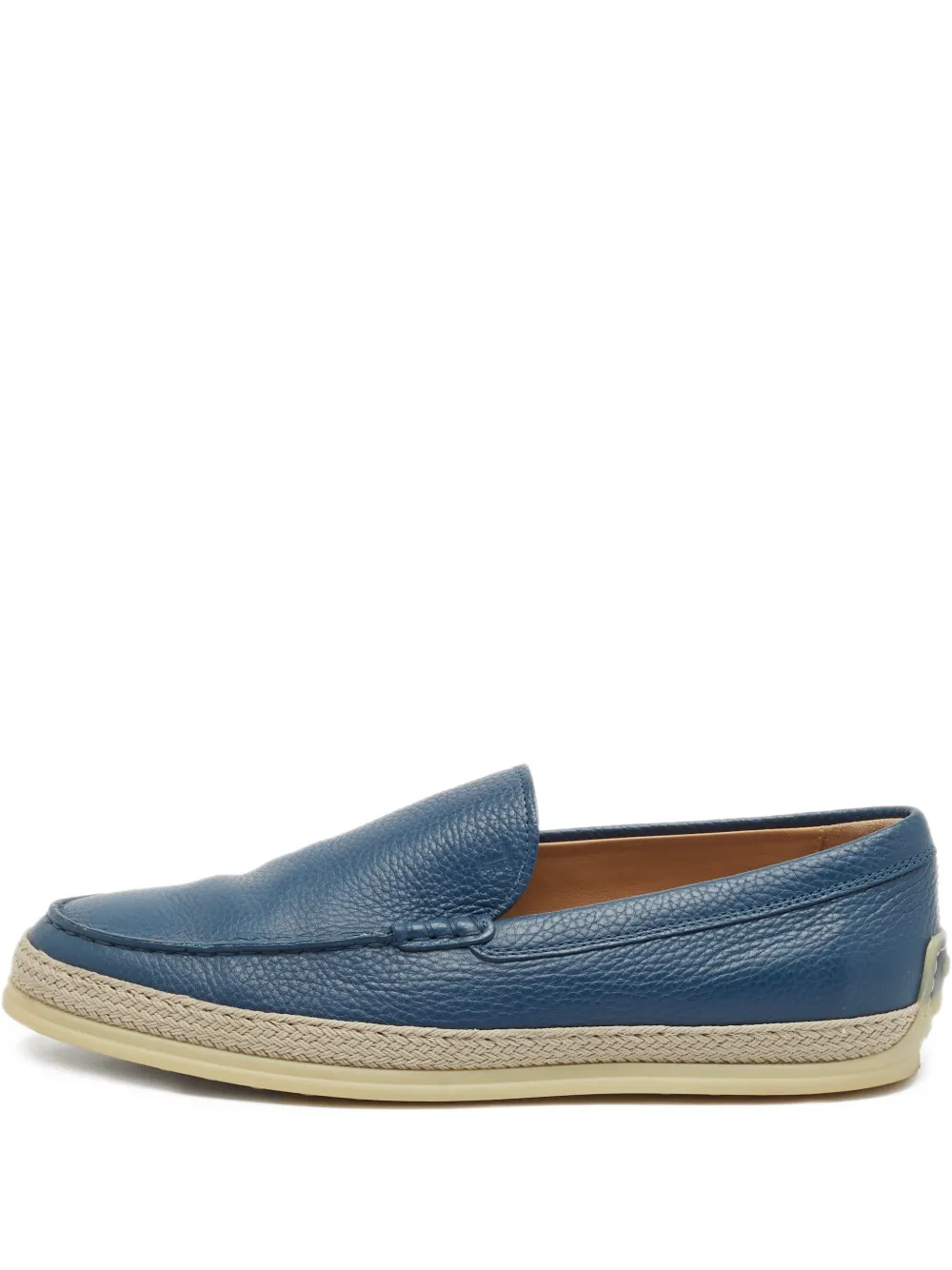 Tod's Vintage pre-owned leather loafers | Blue | Image 1