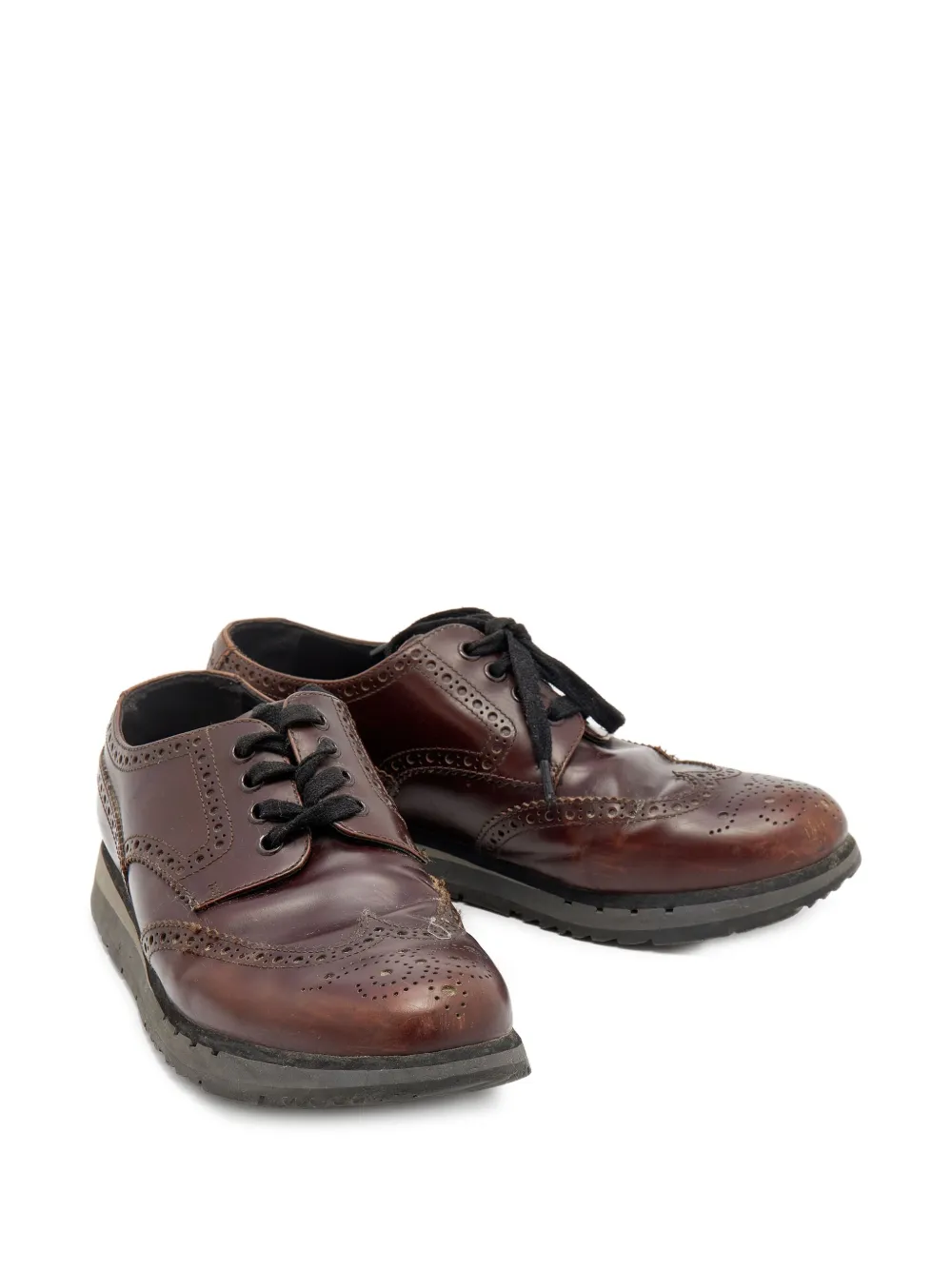 Prada Pre-Owned derbies à semelle épaisse | Image 2