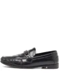 Louis Vuitton Pre-Owned leather loafers - Black