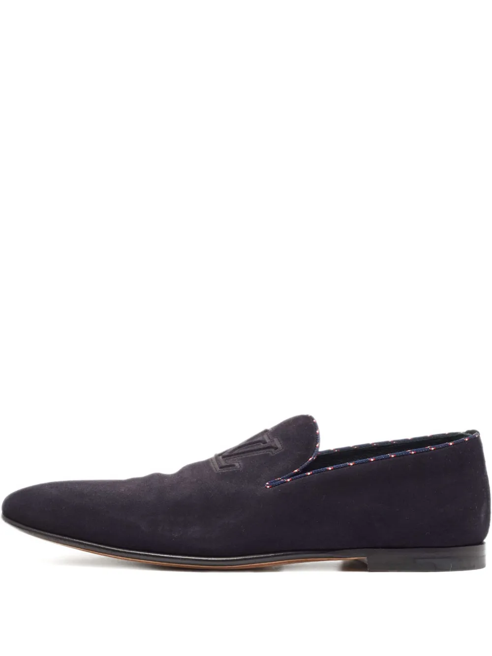 Louis Vuitton Pre-Owned suede loafers | Blue | Image 1