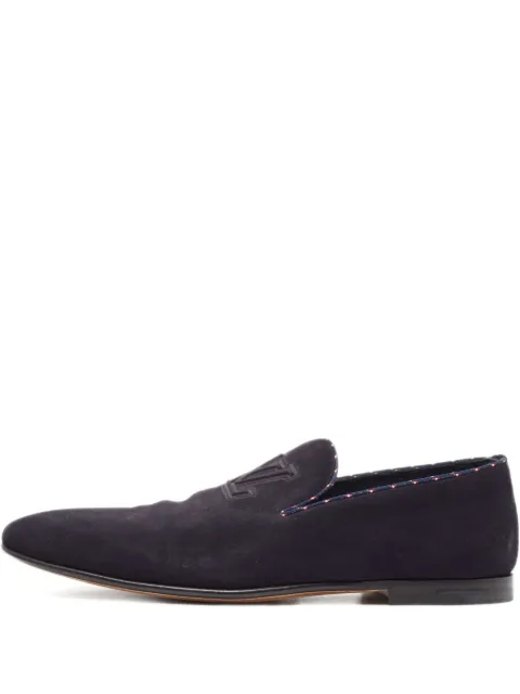 Louis Vuitton Pre-Owned Loafer aus Wildleder