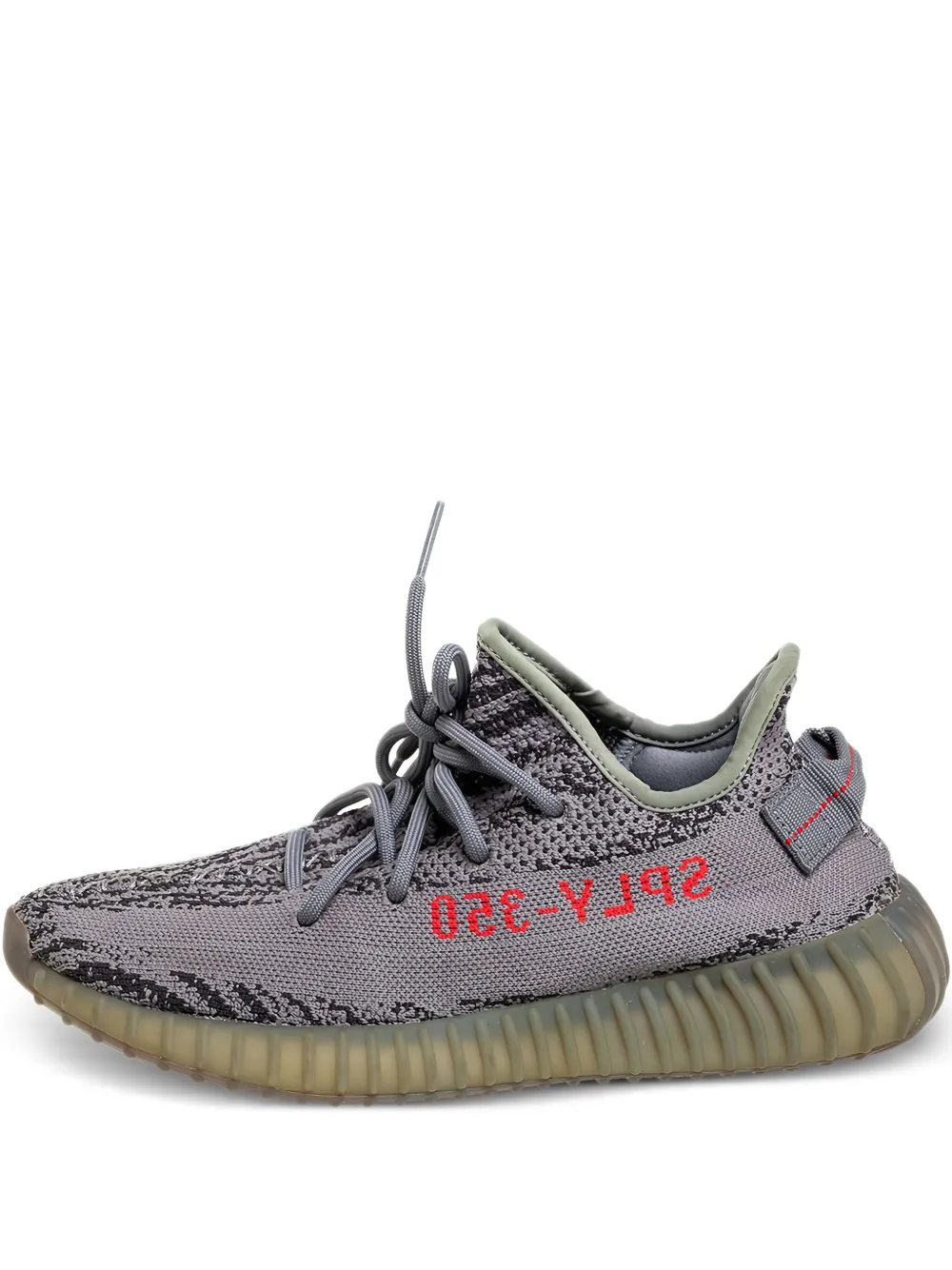adidas Yeezy pre-owned Boost 350 V2 knitted lace-up sneakers | Grey | Image 1