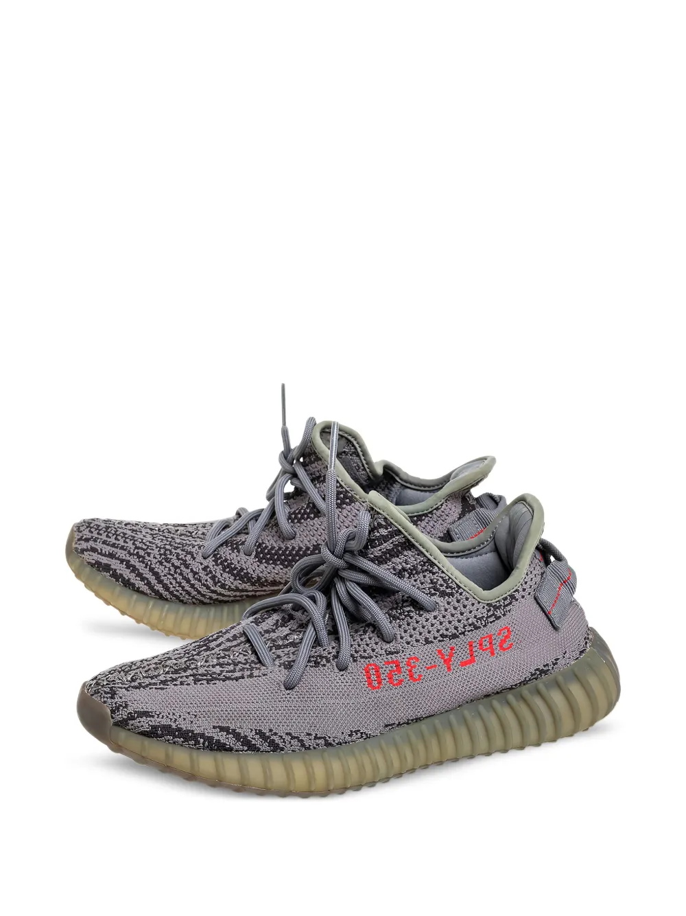 adidas Yeezy pre-owned Boost 350 V2 knitted lace-up sneakers | Image 2