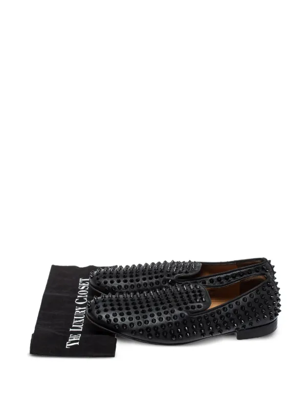 Christian Louboutin Pre-Owned Roller Boy Loafers | Black  display picture 3