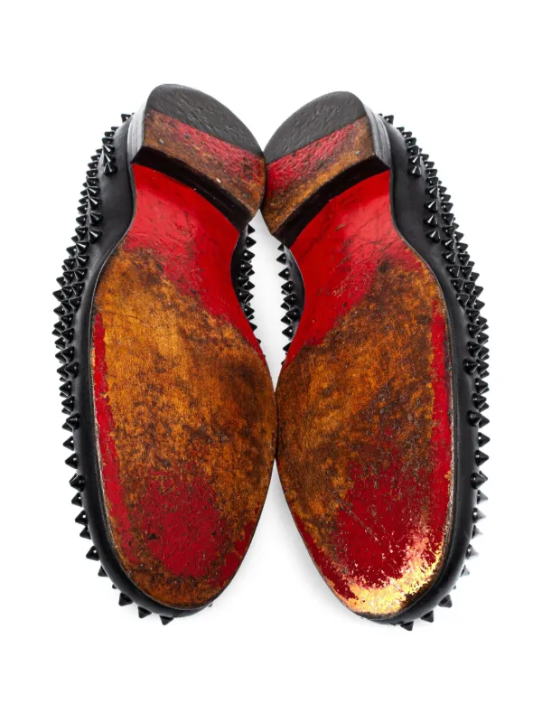 Christian Louboutin Rollerboy Loafer Christian Louboutin Mens Rollerboy Spike Loafers Size 10.5  main image 4