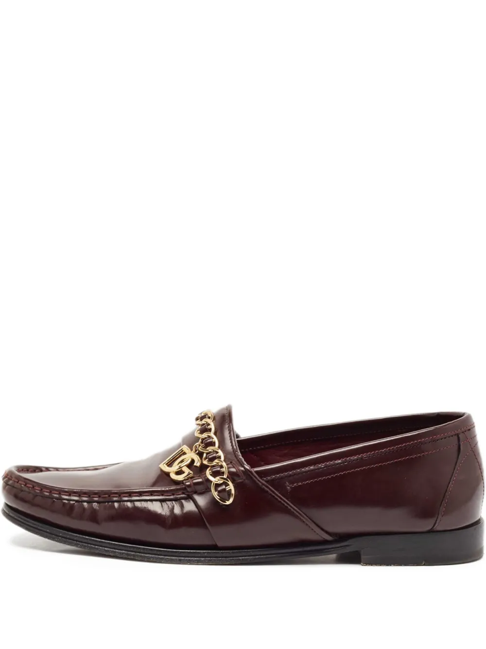 Dolce & Gabbana Pre-Owned mocasines con cadena | rojo | Image 1