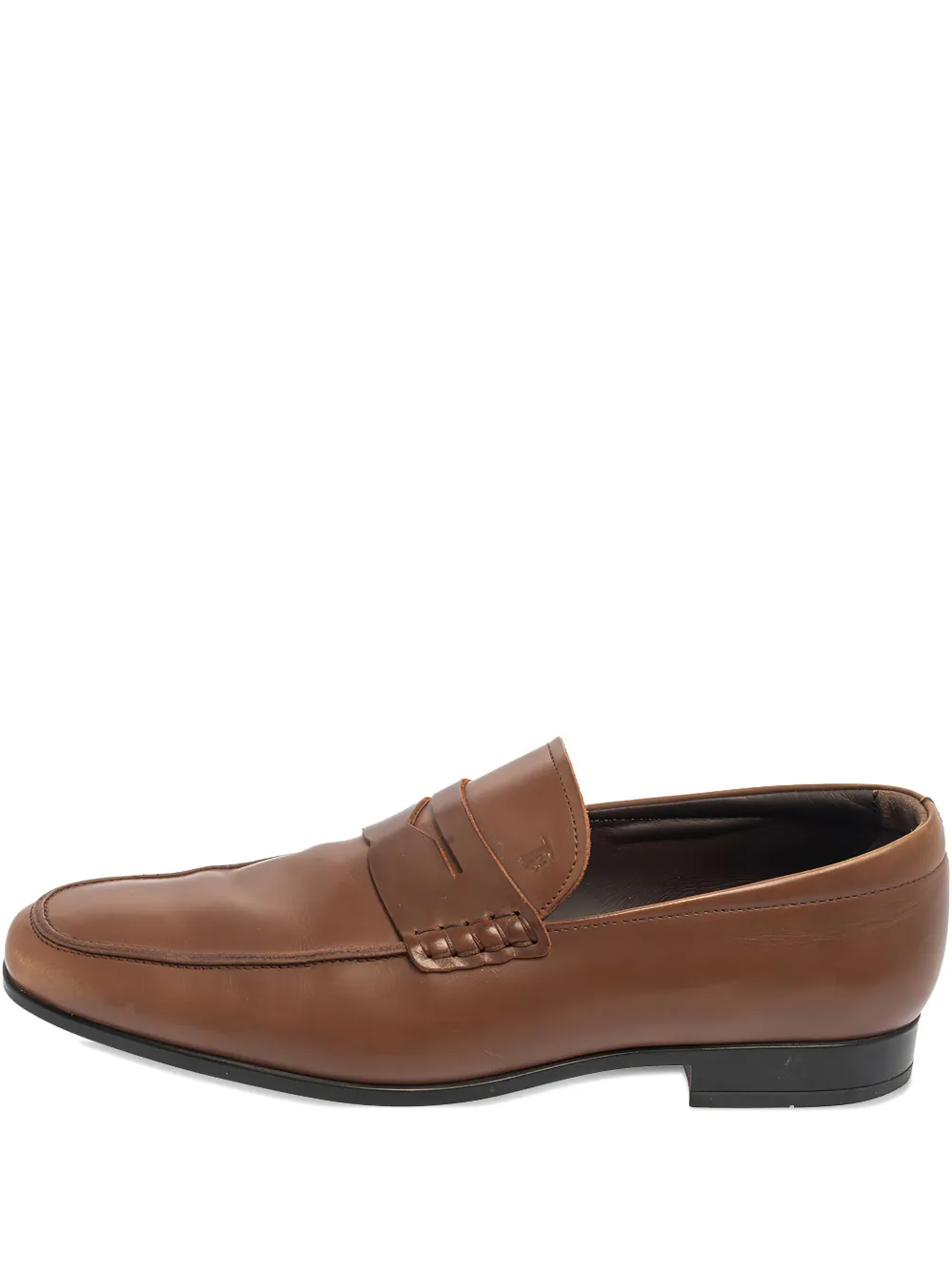 Tod's Vintage プレオウンド レザー ペニーローファー - ブラウン Tod's Vintage プレオウンド レザー ペニーローファー - ブラウン