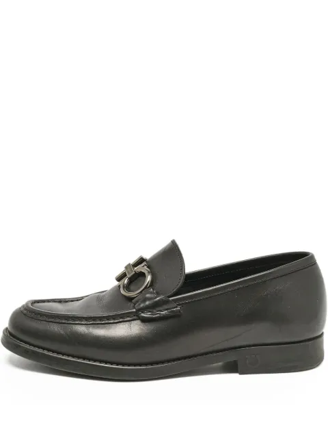 Ferragamo Pre-Owned mocassins en cuir