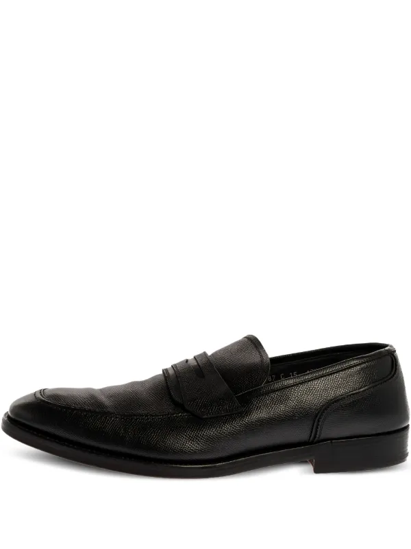 Ferragamo Pre-Owned レザーローファー | ブラック | FARFETCH JP