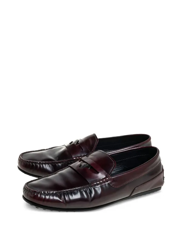 Tod's Vintage x Ferrari penny-slot Loafers | Red | FARFETCH PH