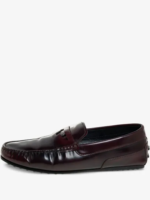 Tod's Vintage x Ferrari penny-slot loafers
