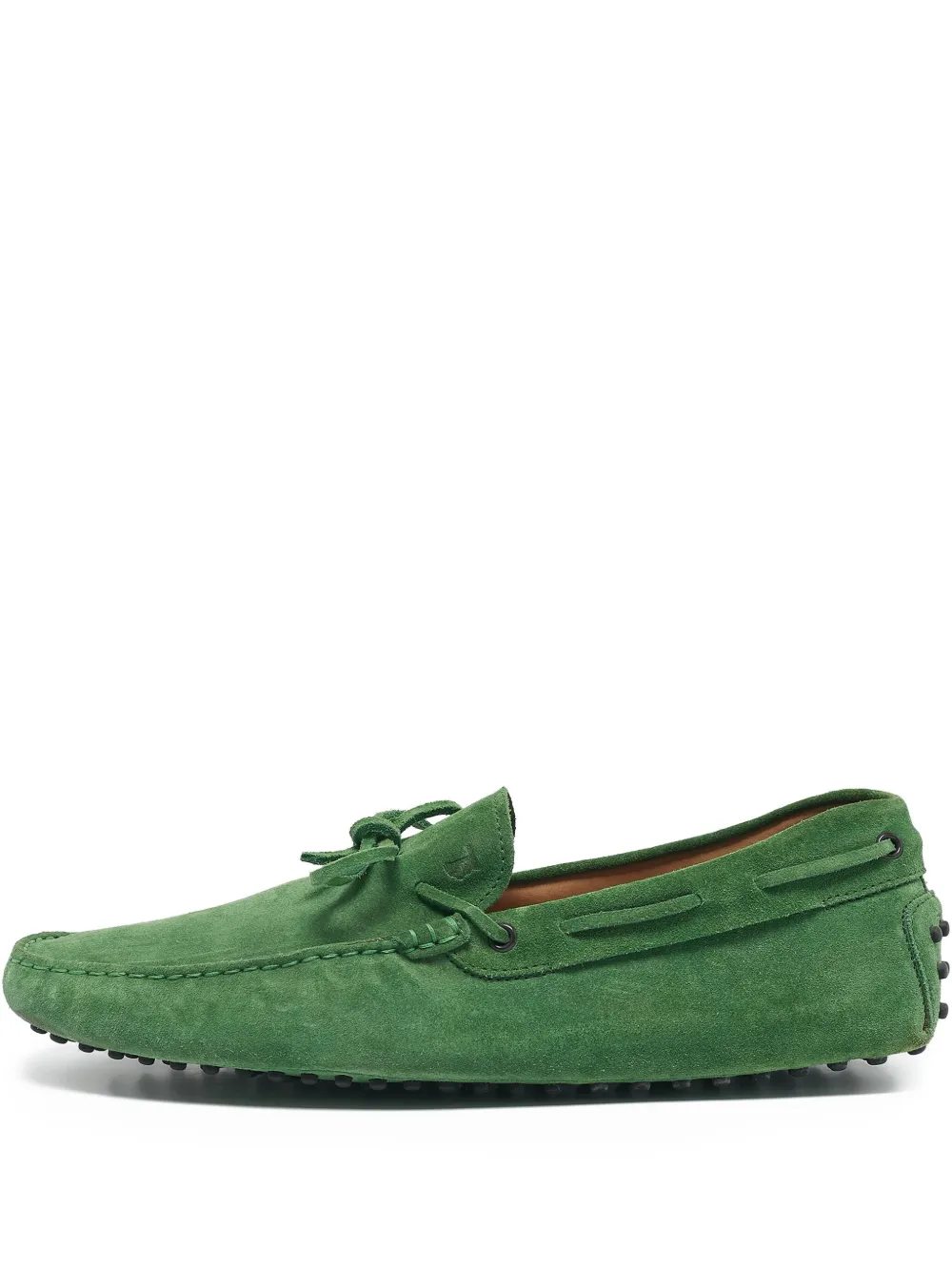 Tod's Vintage suede moccasin loafers | Green | Image 1