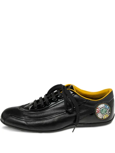 Gucci Pre-Owned interlocking-G leather sneakers