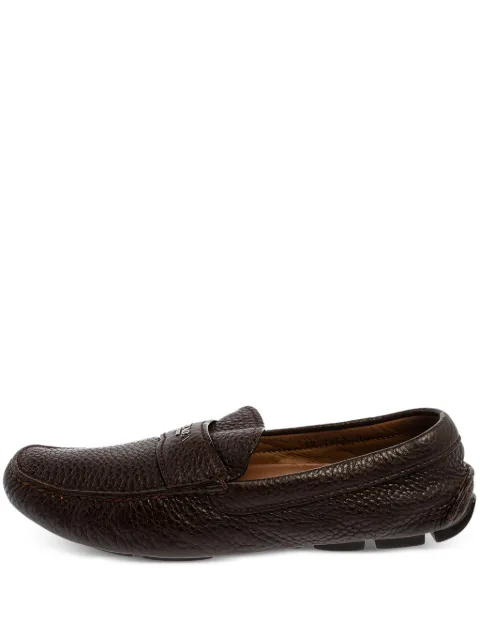 Prada Pre-Owned leather penny loafers