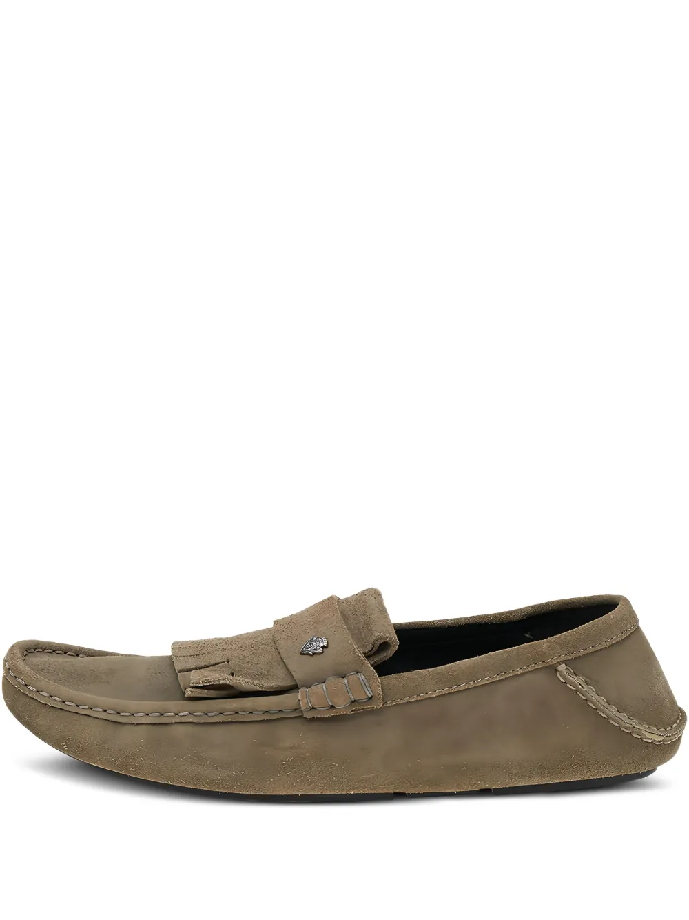 Pre-owned Gucci Suede Loafers