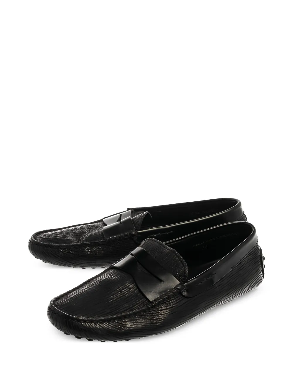 Tod's Vintage pre-owned textured-leather loafers | Image 2