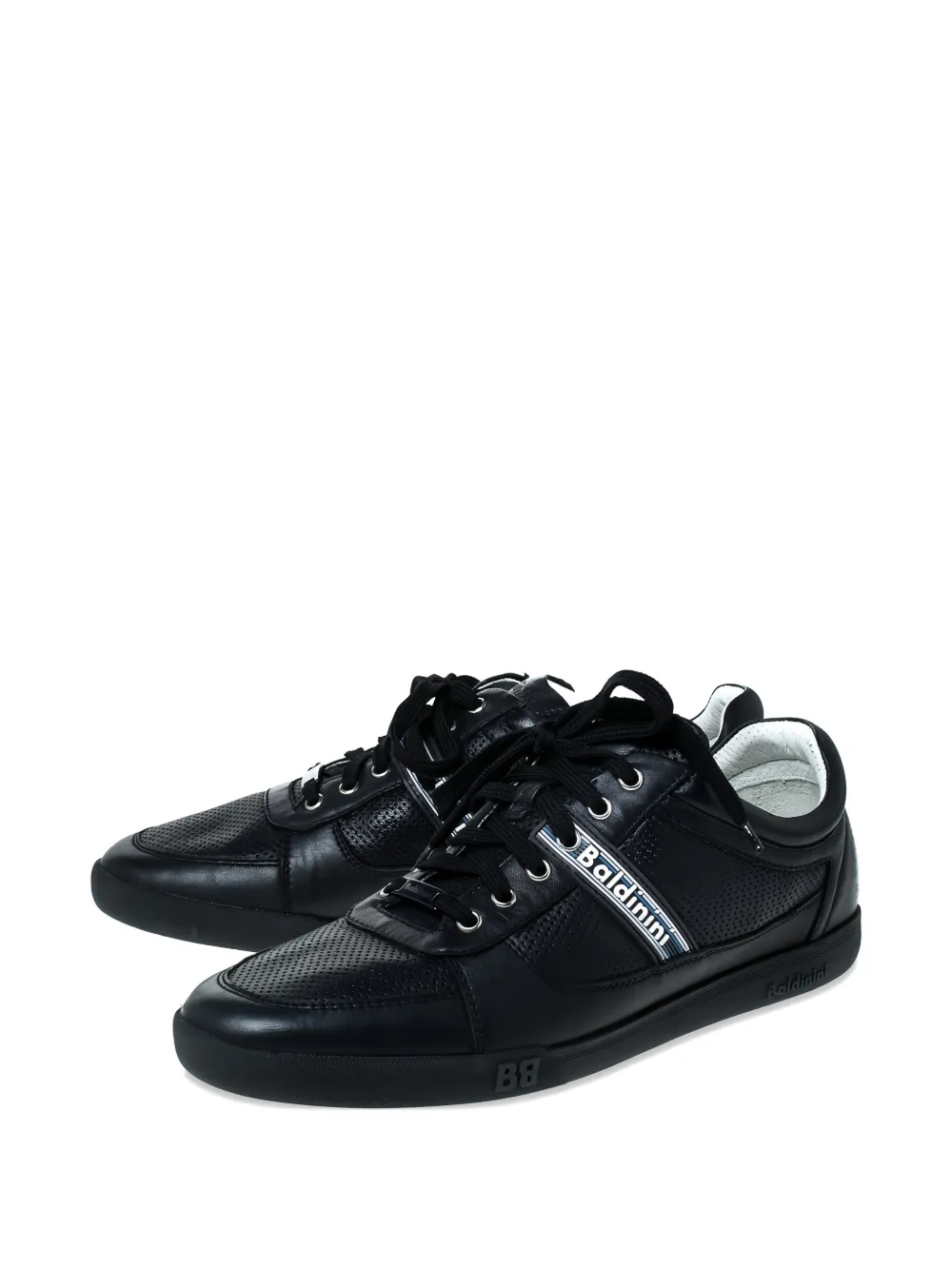 Baldinini pre-owned perforated leather sneakers | Image 2