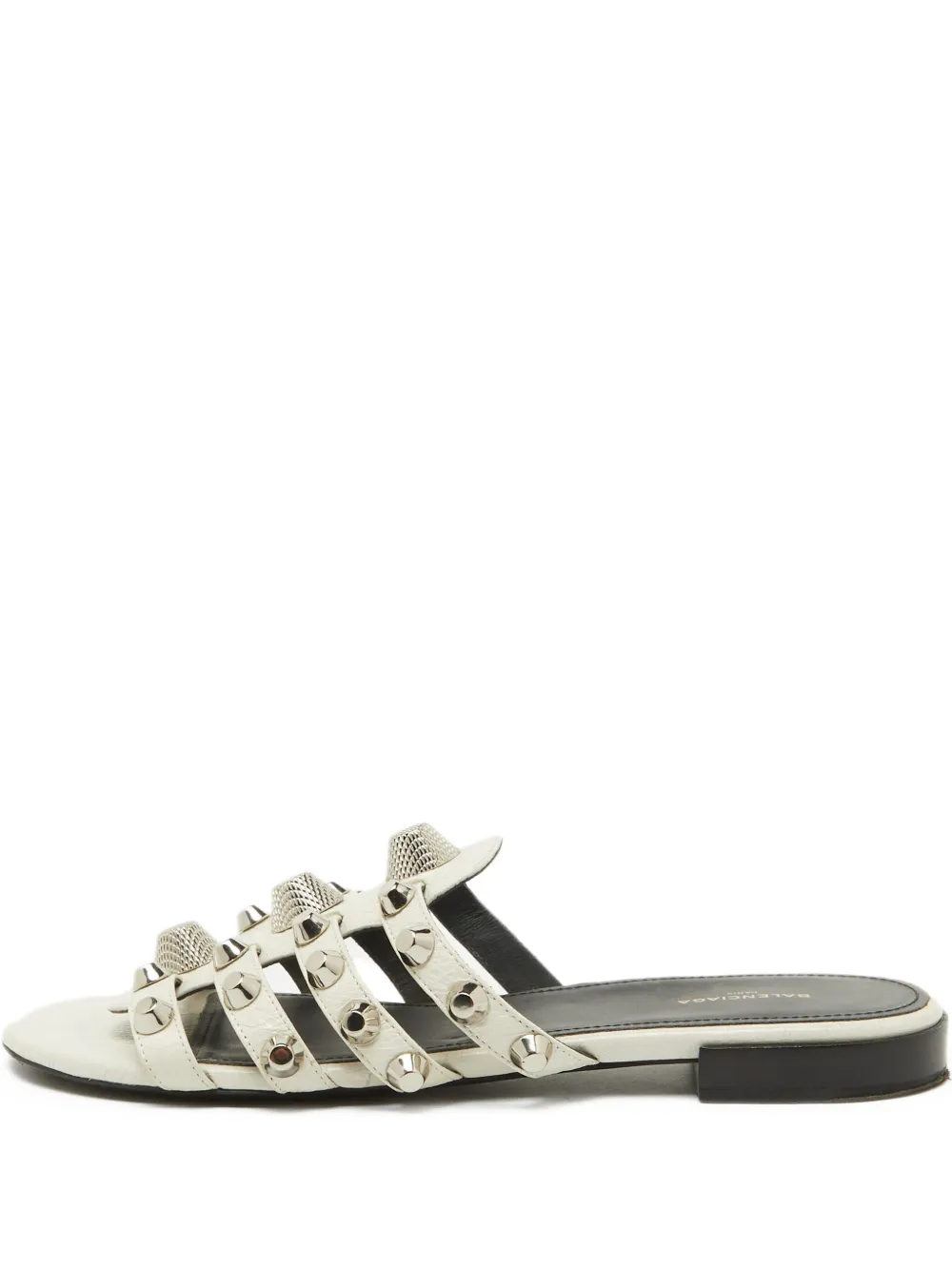 Balenciaga Pre-Owned studded sandals | White | Image 1