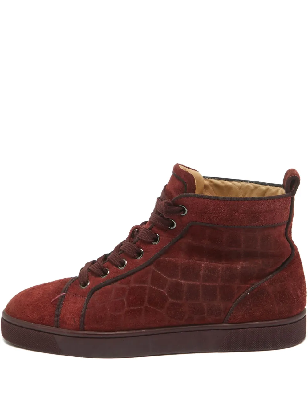 Christian Louboutin Pre-Owned suede sneakers | Red | Image 1