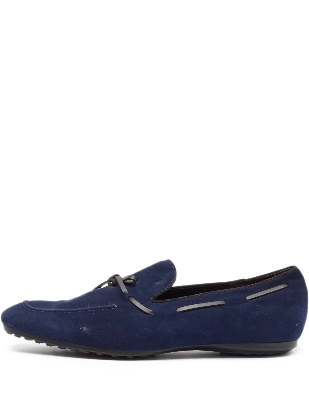 Tod's Vintage mocassins en daim | bleu | Image 1