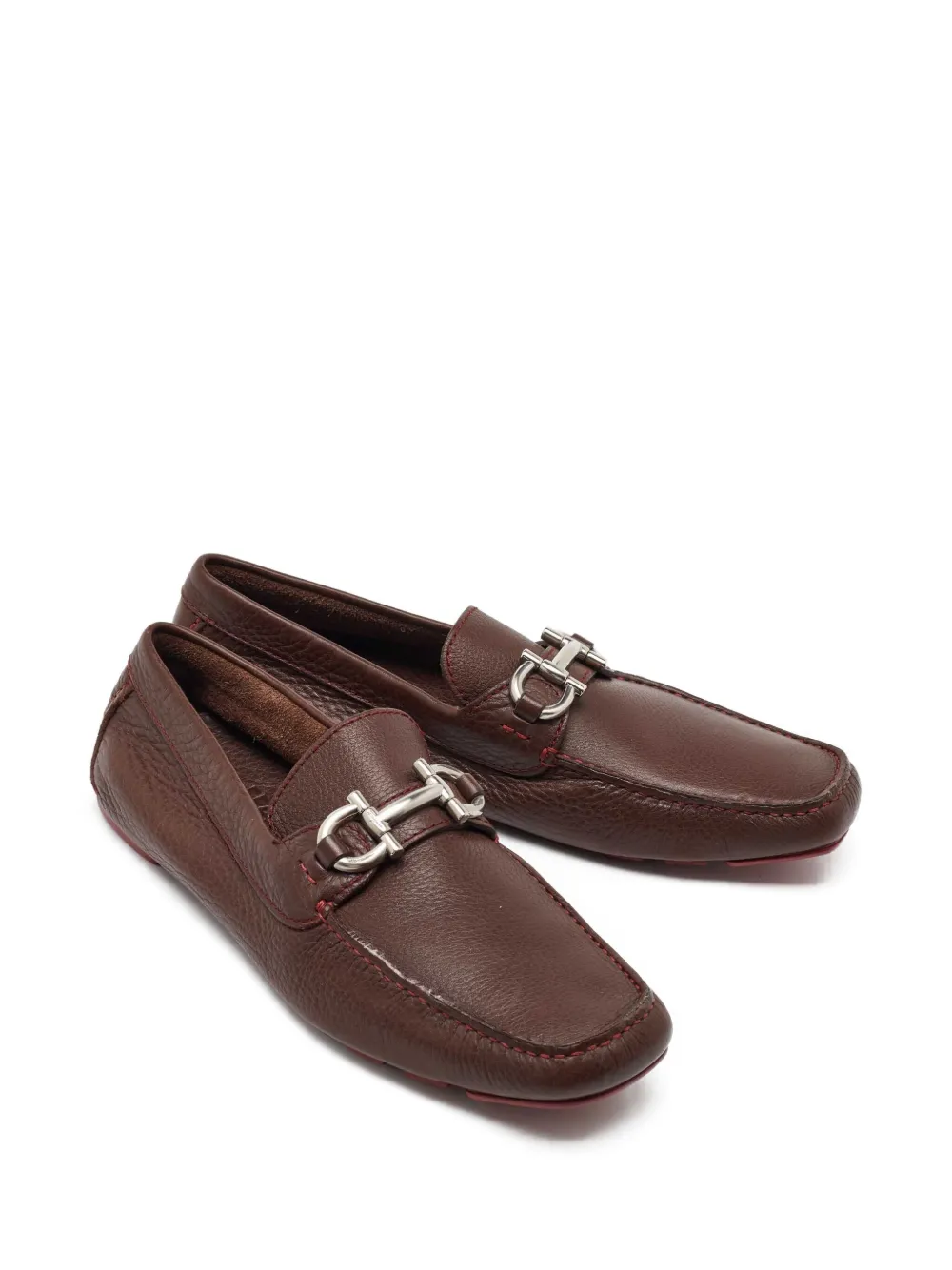 Ferragamo Pre-Owned mocasines Gancini | marrón | Image 1