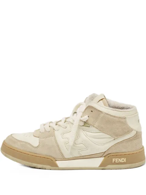 Fendi Pre-Owned leather sneakers 