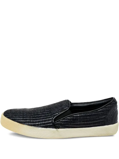 Burberry Pre-Owned patent-leather sneakers