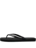 DSQUARED2 2024 logo-rubberised flip flops - Black