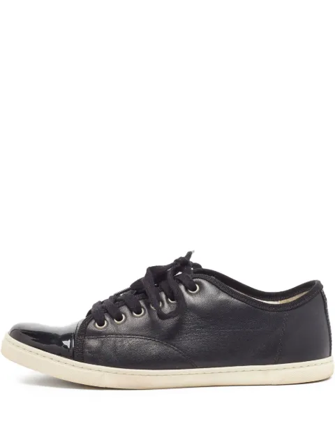Lanvin Pre-Owned leather low-top sneakers