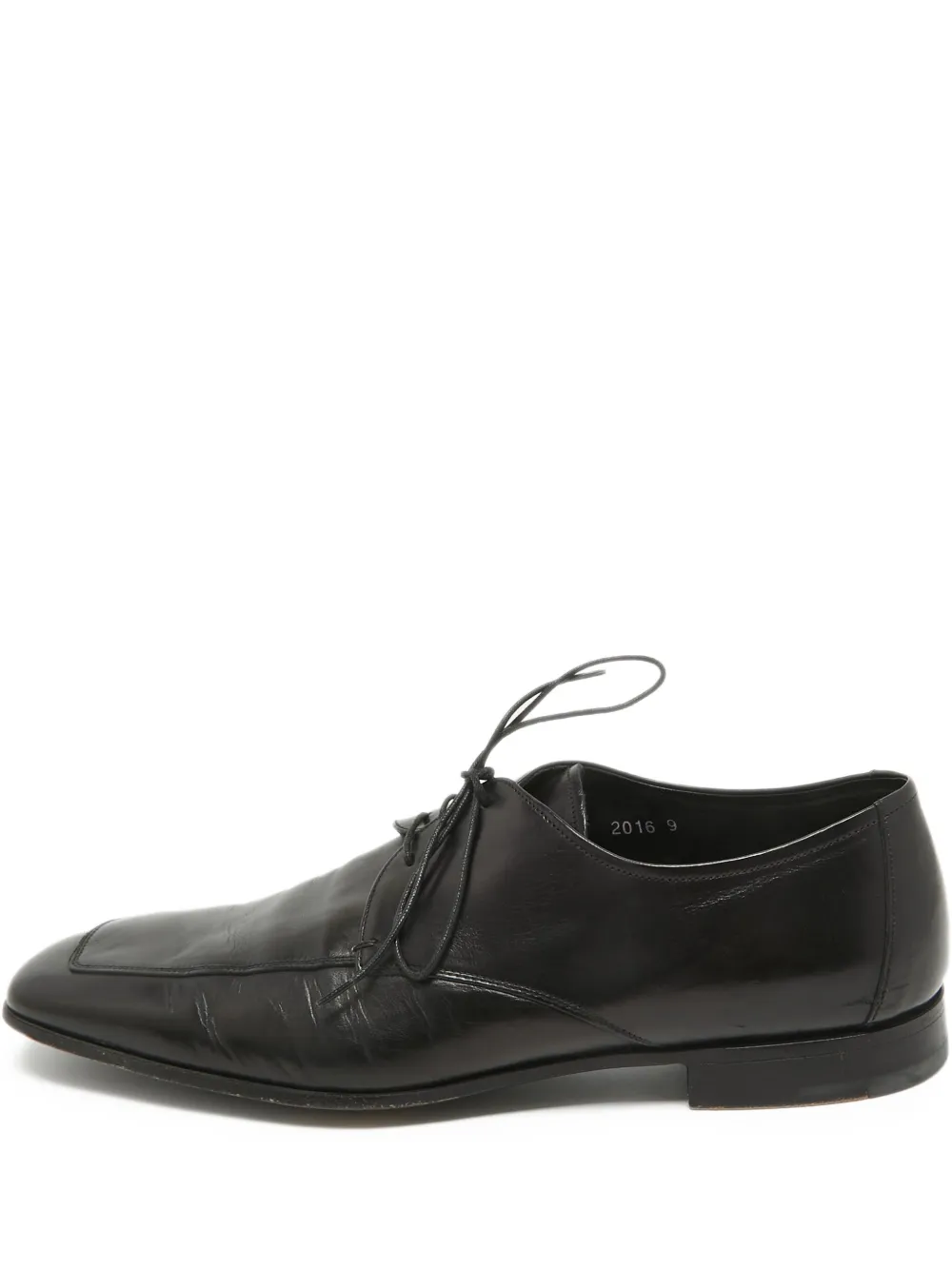 Prada Pre-Owned derbyskor i läder | svart | Image 1