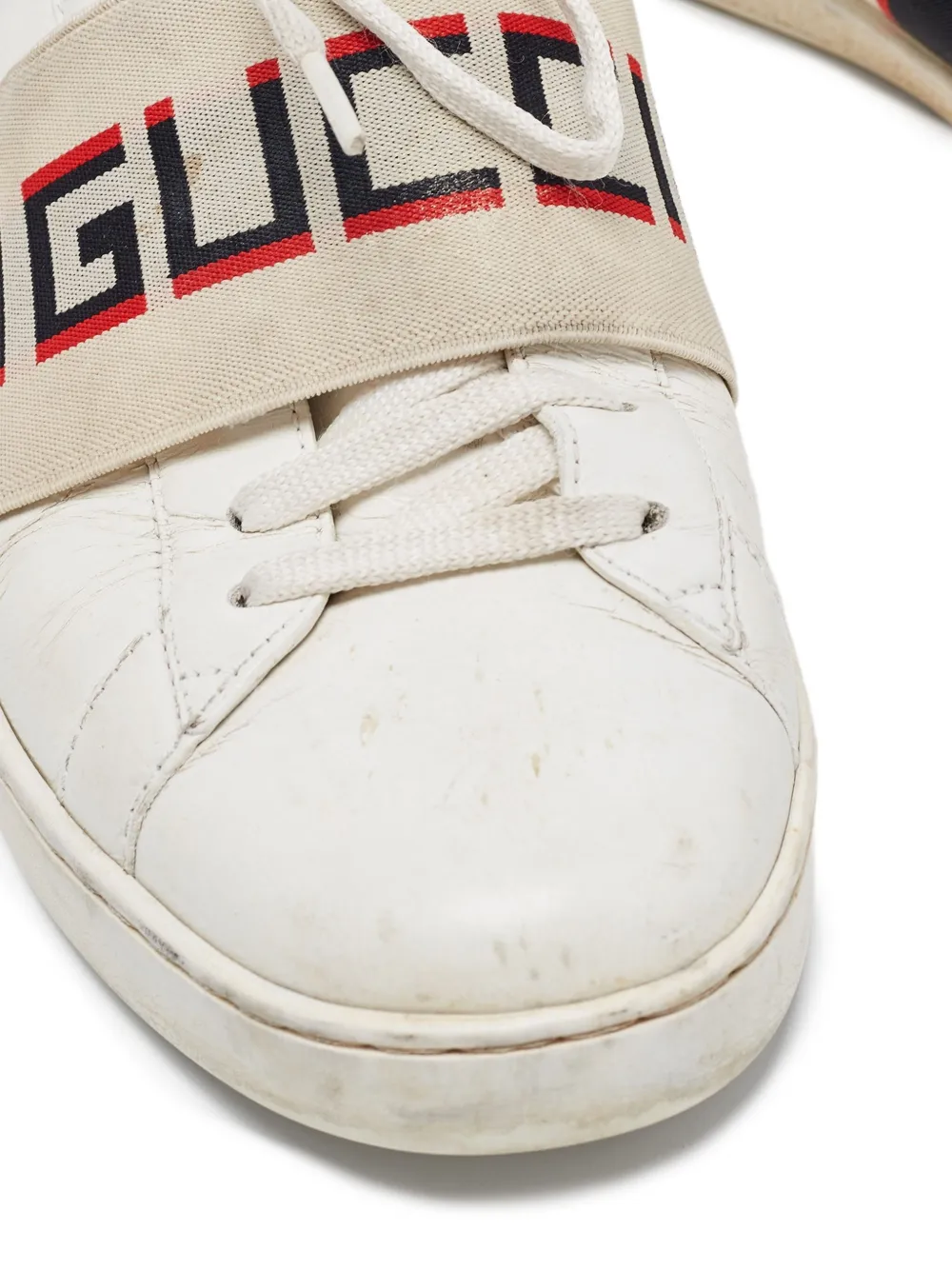 Gucci Pre-Owned ニュー エース スニーカー | FARFETCH JP