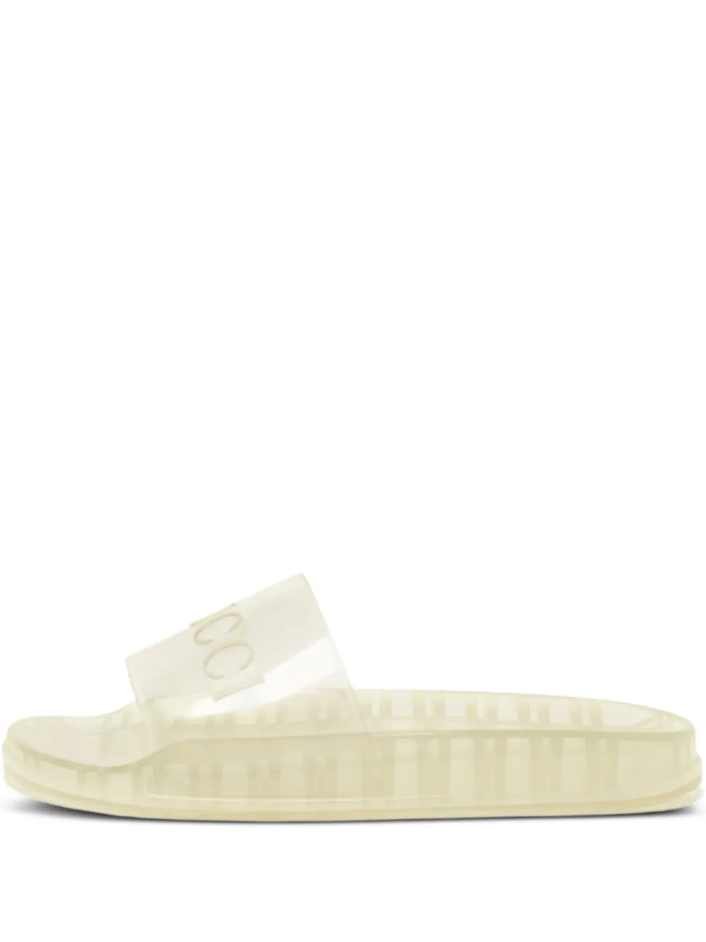 Gucci Pre-Owned logo slides | White | Image 1