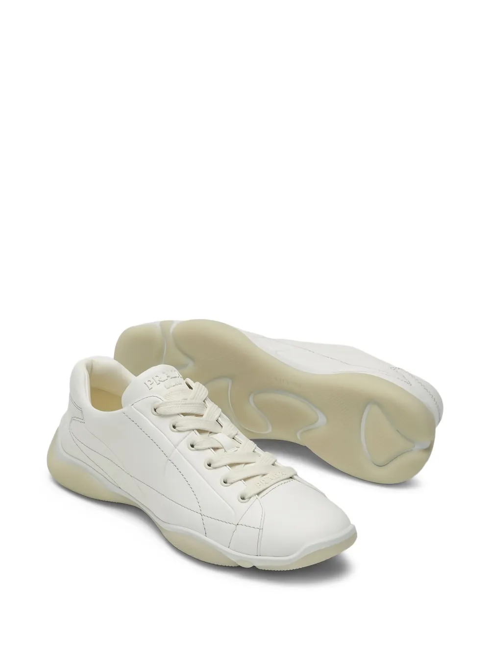 Prada Leren sneakers Wit