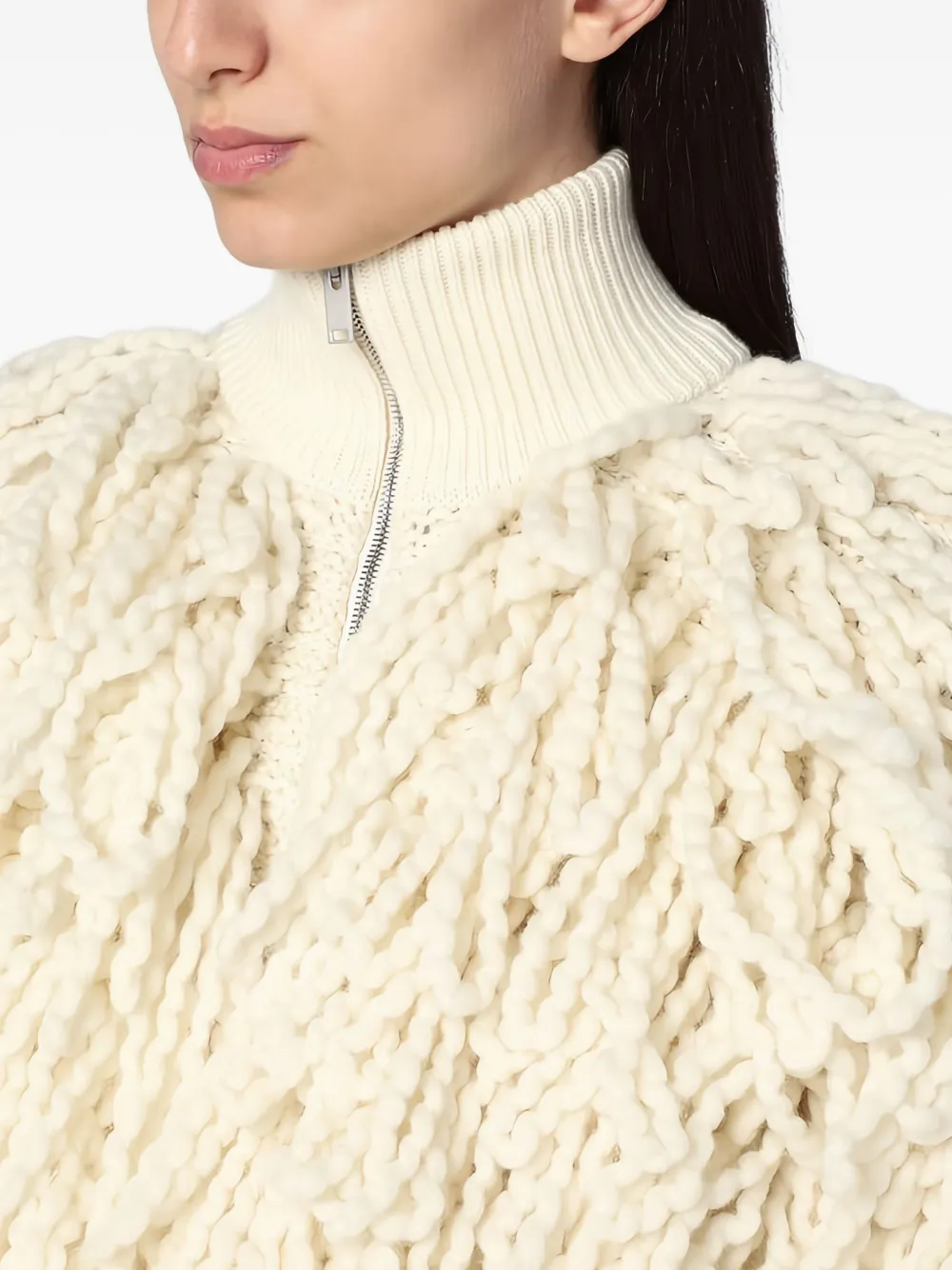 Stella McCartney Jack met franje Beige