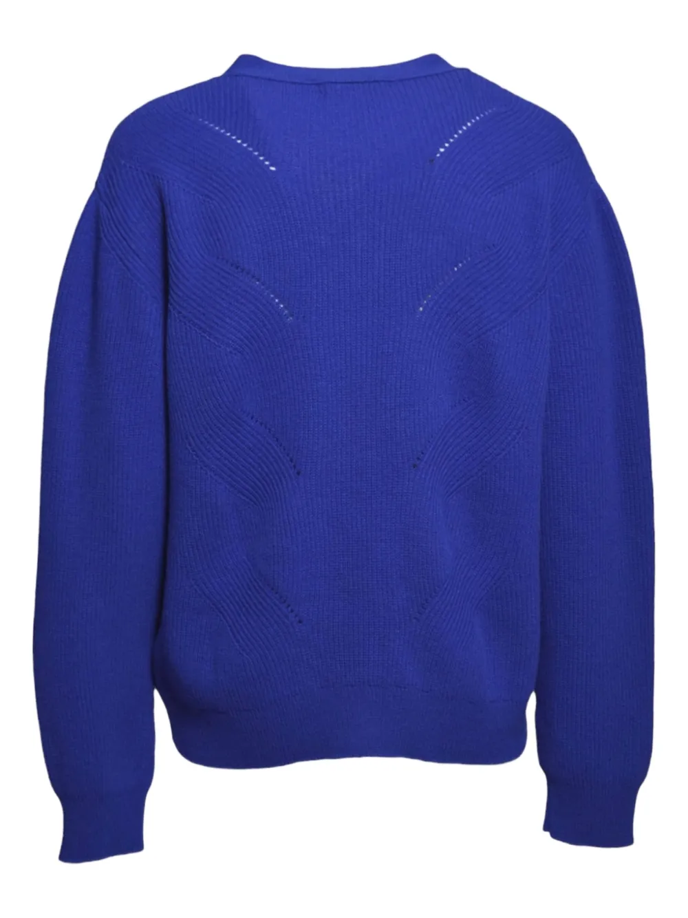 Paura V-neck wool sweater - Blauw