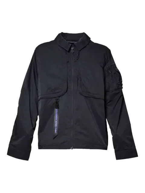 Alpha Industries zip-fastening pocket shirt jacket