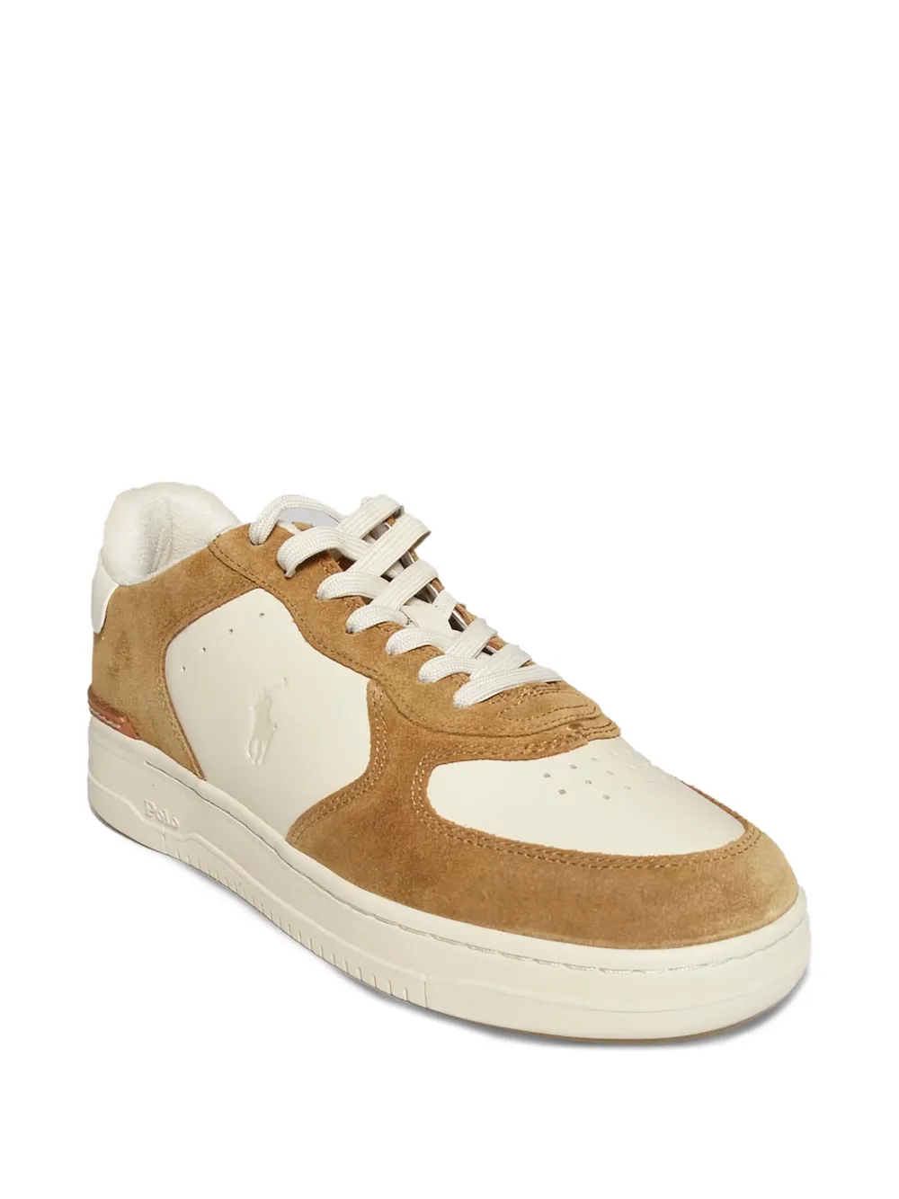 Polo Ralph Lauren Master Court suède sneakers Wit