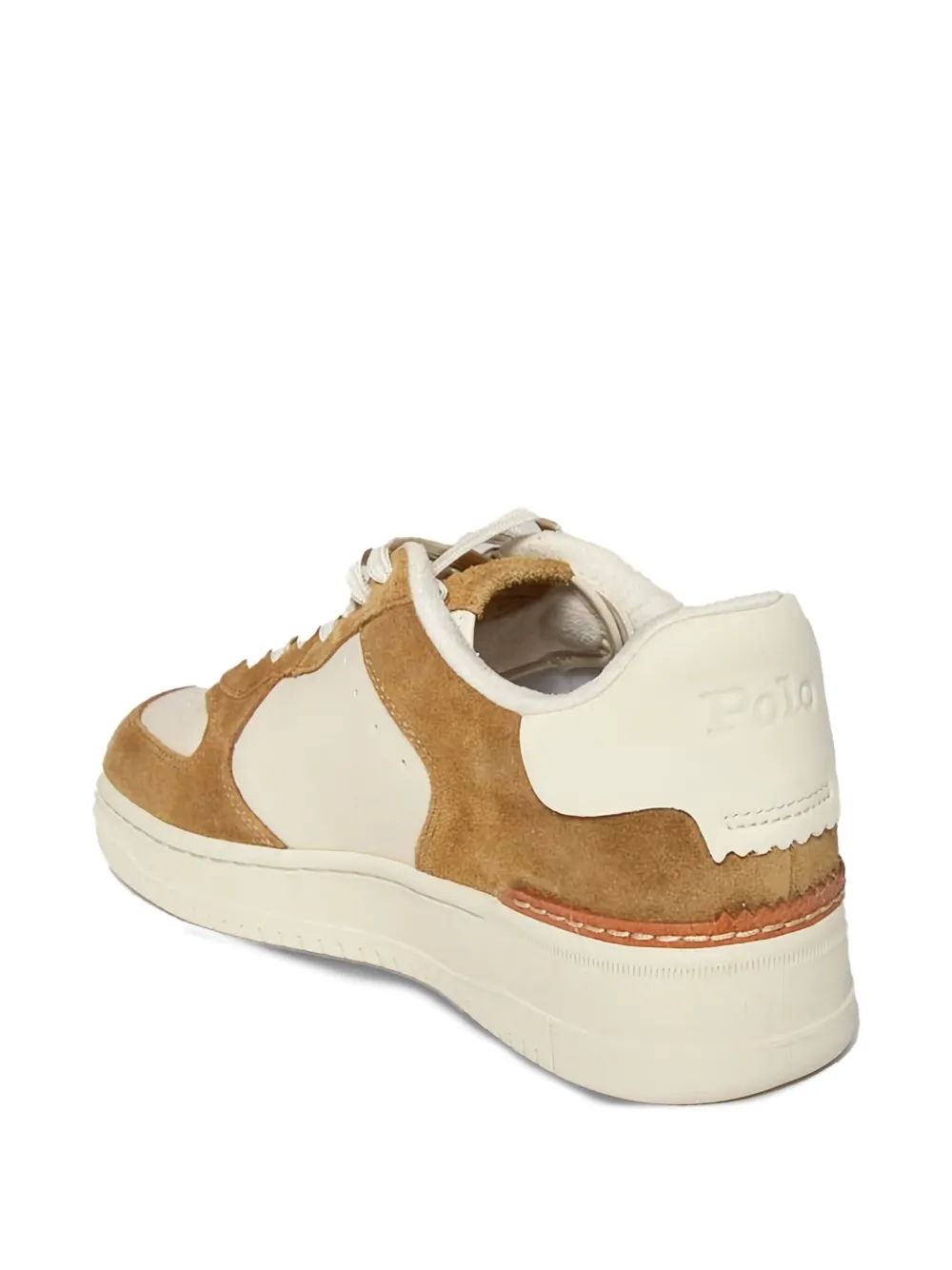 Polo Ralph Lauren Master Court suède sneakers Wit