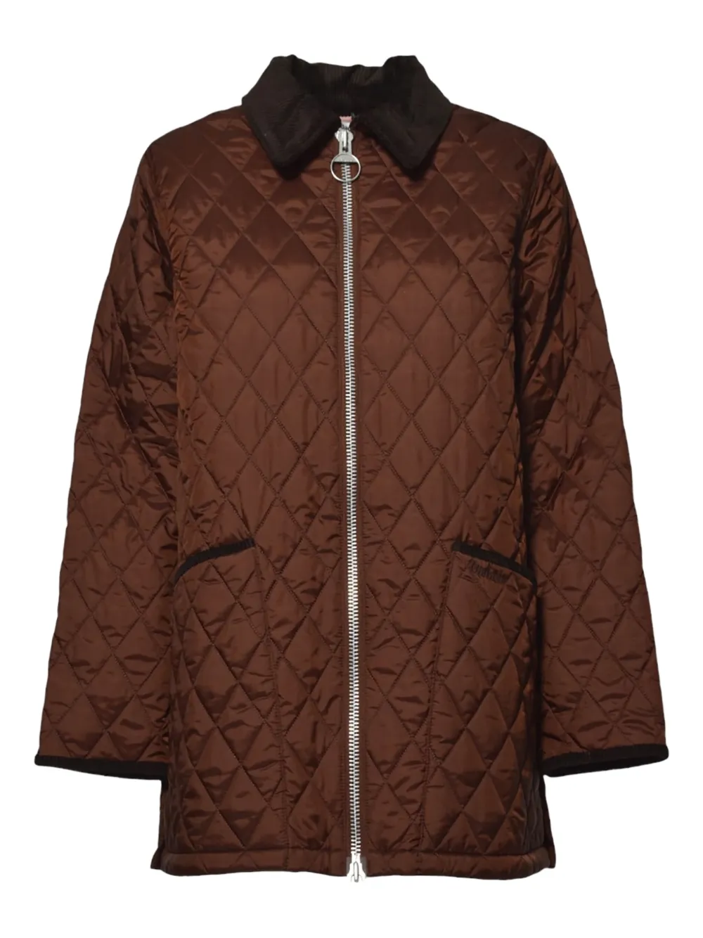 Barbour Dominic gewatteerd jack Bruin