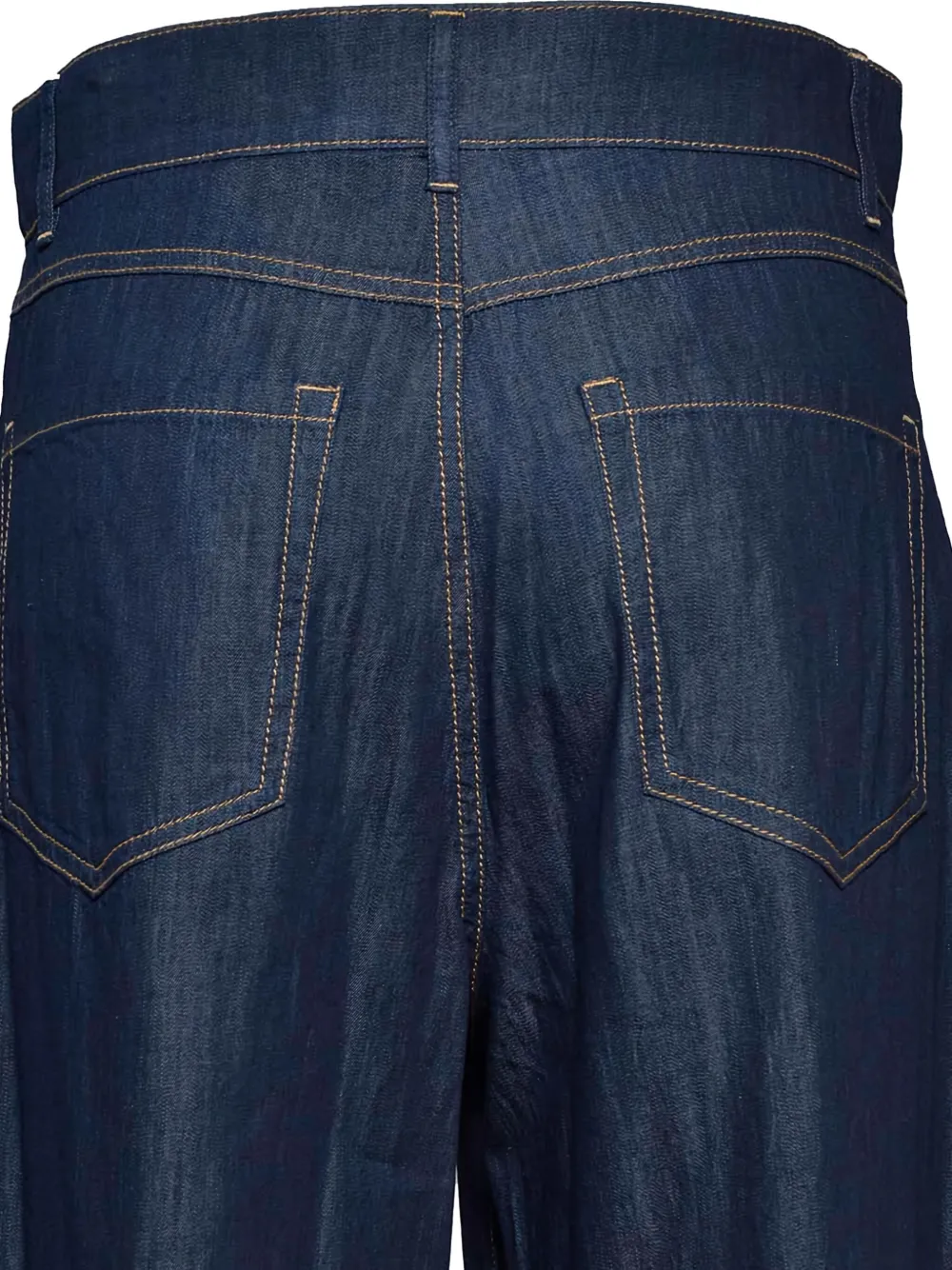 Max Mara Jeans met contrasterende stiksels Blauw