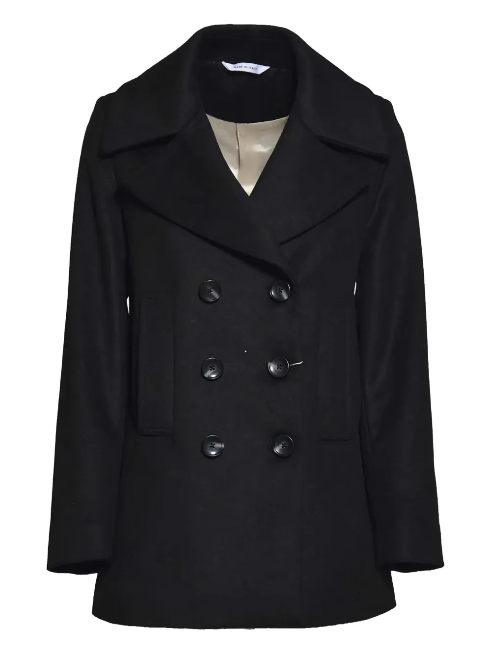 MAISON R&C PARIS abrigo con doble botonadura | negro | Image 1